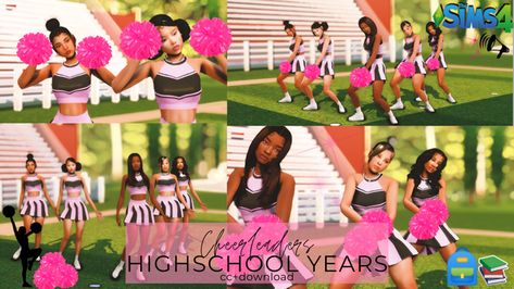 MyxDoll highschool Cheerleaders | Patreon Sims 4 Cc Maxis Match Cheerleader, Sims 4 Highschool Years Mods, Sims 4 High School Years Mods, Sims 4 Cheerleader Pose, Sims 4 Private School Mod, Sims 4 Cheerleader Outfit, Sims 4 Highschool Cc, Sims 4 Cheerleader Cc, Sims 4 High School Cc