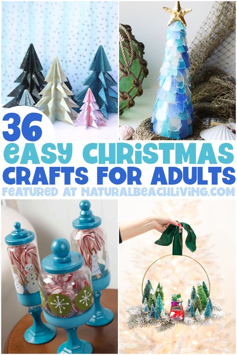 Crafts For Adult Christmas Party, January Crafts For Adults Diy Ideas, Group Christmas Crafts For Adults, January Winter Crafts For Adults, Christmas Crafts For A Group Of Women, 10 Minute Crafts For Adults, Elegant Christmas Crafts For Adults, Quick Christmas Crafts For Adults, Teenage Christmas Crafts