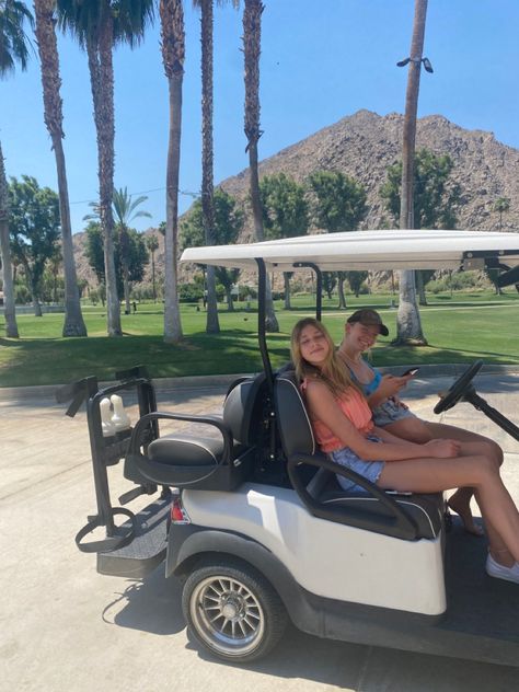 Golf Buggy Aesthetic, Golf Cart Pictures, Golf Cart Aesthetic, Golf Cart Beach, Golf Course Aesthetic, Golf Friends, Obx Summer, Golf With Friends, Hangout Ideas