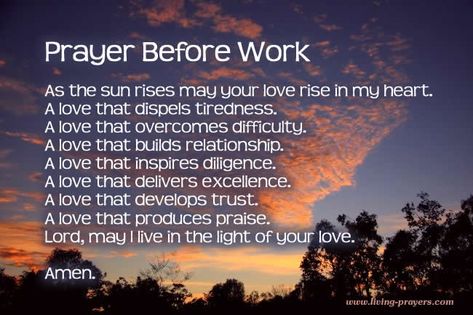 Morning Prayer For Work, Morning Prayer Before Work, Prayer Before Work, Prayer For Workplace, Uplifting Prayers, Daily Christian Prayers, Prayer For Work, Short Prayer, Sunday Quotes Funny