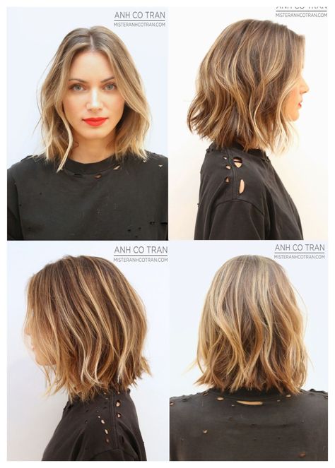 Tousled Hair, Penteado Cabelo Curto, Short Hairstyle, Layered Haircuts, Layered Hair, Shoulder Length, Wavy Hair, Textured Hair, Bob Hairstyles