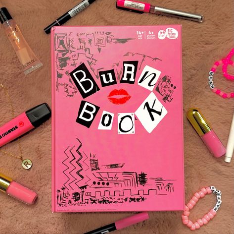 Brun Book Ideas, Burn Book Tutorial, Making A Burn Book, Burn Book Inside, Diy Burn Book, Meangirls Burnbook, Girl Code Book, Born Book, Mean Girls Burn Book