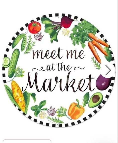 Check out this item in my Etsy shop https://www.etsy.com/listing/1208335053/meet-me-at-the-market-wreath-sign-spring Farmers Market Sign, Outdoor Entryway, Summer Wall Art, Market Sign, Wreath Making Supplies, Market Garden, Nourishing Foods, Wreath Supplies, Summer Vegetable