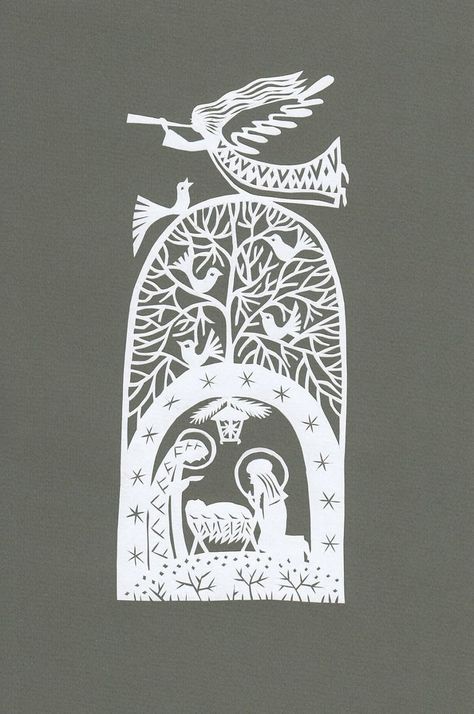 Lithuanian Art, Silhouette Decor, Angels Art, Nativity Scenes, Paper Artwork, Paper Cut Art, Christmas Nativity, Christmas Light, Christmas Advent