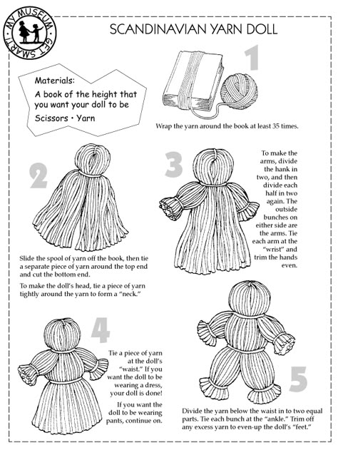 Yarn doll How To Make A Yarn Doll, Mop Dolls How To Make, Yarn Dolls How To Make, Crochet Scandinavian, Eau Claire Wisconsin, Yarn Dolls, Operation Christmas Child, Yarn Projects, Doll Crafts