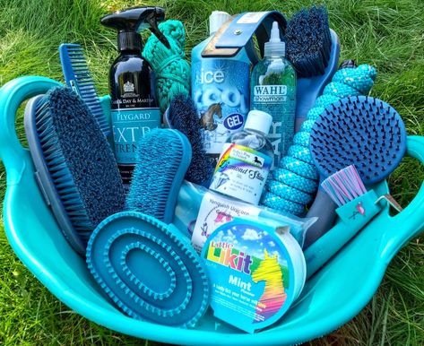 Horse Assesories Products, Western Horse Tack Turquoise, Horse Grooming Supplies, Horse Grooming Kit, Cheshire Uk, Funny Horse Pictures, Horse Competition, Equine Care, Horse Shampoo