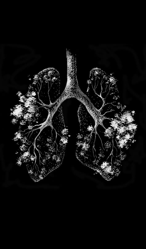 Lung Aesthetic, Lungs Aesthetic, Breathe Aesthetic, Lung Art, Lungs Illustration, Lungs Drawing, Anatomical Lungs, Lungs Art, Small Tattoos For Women