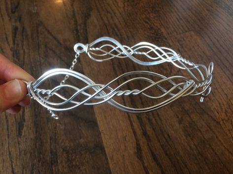 Elven Design, Fairy Crowns, Lotr Gifts, Elven Circlet, Wire Crown, Wire Fairy, Elven Jewelry, Hair Wreaths, Diy Jewlery