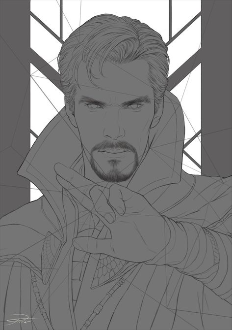 ArtStation - Doctor Strange, yin yuming Dr Strange Art, Dr Strange Drawing, Doctor Strange Sketch, Doctor Strange Drawing, Batman Art Drawing, Doctor Strange Art, Marvel Paintings, Marvel Art Drawings, Avengers Drawings