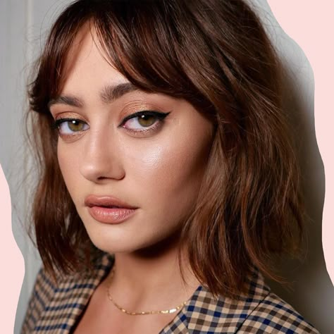 Hairstyles With Bangs Square Face, Diamond Face Short Haircut, Bottleneck Bob, Bob For Round Face, Best Haircuts For Square Faces, Diamond Face Haircut, Haircut Guide, Ella Purnell, Haircut For Square Face