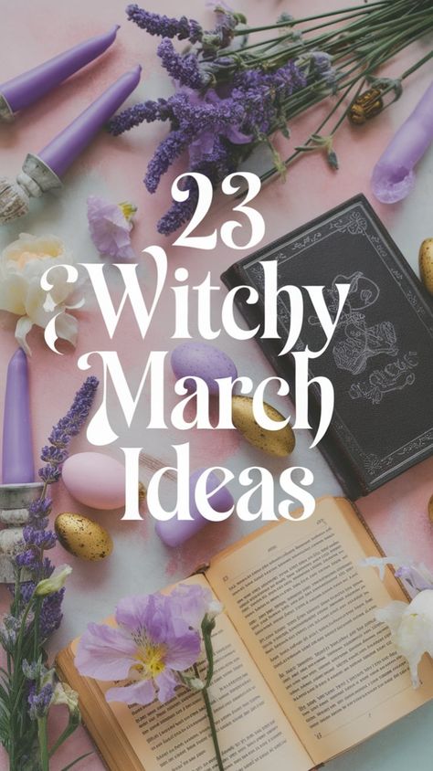 Step into spring with 23 witchy ways to embrace March’s magical energy. From rituals to spellwork, find inspiration here! March Correspondences, March Witchcraft, Spring Witchcraft, March Energy, Spring Witch Aesthetic, Spring Equinox Party, Witchy Spring, March Decorations, Witchy Painting