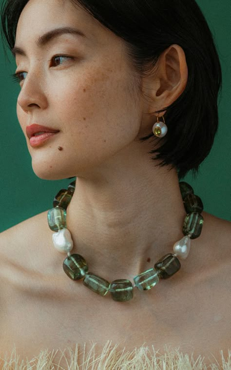 Women's Lizzie Fortunato Fall/winter 2024 Collection | Moda Operandi Lizzie Fortunato Earrings, Ceramic Jewerly, Indie Jewelry, Lizzie Fortunato, Wedding Guest Looks, Fall Winter 2024, Toy Craft, Glass Bead Necklace, Winter 2024