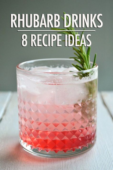 EIGHT REFRESHING RHUBARB BEVERAGE RECIPES Rhubarb Drink, Rhubarb Shrub, Shrub Drink, Healthy Cocktail Recipes, Cooking From Scratch, Dark Chocolate Mousse, Tonic Recipe, Healthy Cocktails, Cocktail Syrups