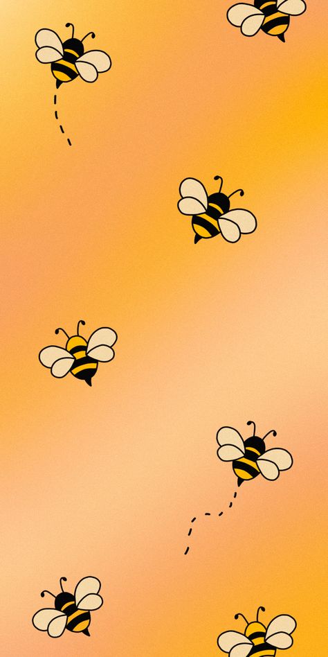 Bee Wallpaper Aesthetic, Bee Wallpaper Iphone, Funny Lock Screen Wallpaper, Qhd Wallpaper, Aesthetic Yellow, Beautiful Wallpapers For Iphone, Instagram Frame Template, Dark Phone Wallpapers, Hippie Wallpaper