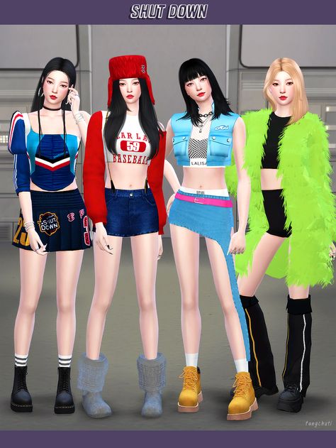 Kpop Outfits Sims 4, The Sims 4 Cc Kpop Blackpink, Sims 4 Blackpink Clothes, Sims 4 Cc Blackpink Clothes, Sims 4 Cc K Pop Clothes, Sims 4 Blackpink Cc, Kpop Sims 4 Cc Clothes, Sims4 Kpop Cc, Ts4 Kpop Cc