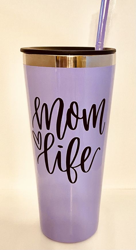 Mom Life Tumbler, Rose Gold Tumbler, Christmas Gift Mom, Birthday Gift Mom, Mom Coffee Cups, Gold Tumbler, Cricut Baby, Baby Momma, Craft Wall