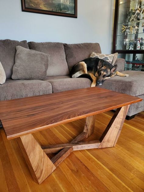 Walnut Wood Projects, Infinity Mirror Table, Northern White Cedar, Dog Bed Modern, Shelving Design, Black Walnut Wood, Oak Coffee Table, Walnut Coffee Table, Oak Kitchen