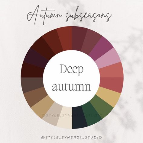 Season Color Pallete, Plum Colour Combinations, Deep Autumn Green, Deep Autumn Purple, Dark Autumn Colour Palette, Fall Color Palette 2024, Summer Pallet Color, Dark Autumn Outfits Color Palettes, Dark Autumn Color Combinations