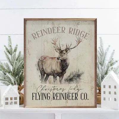 FROSTED FOREST | Shop Sales Events Antique Farmhouse Art Above Tv, Flying Reindeer, Christmas Lodge, Rustic Holiday, Antique Farmhouse, Home Decor Signs, Wood Wall Decor, Christmas Wood, Farmhouse Christmas