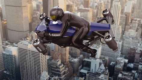 This New Air Bike Can Fly at 250 MPH Over Buildings and Mountains – Robb Report Mini Jet Engine, Jet Turbine Engine, Flying Motorcycle, Jet Packs, Jet Turbine, Jet Pack, Turbine Engine, Flying Vehicles, Cargo Aircraft