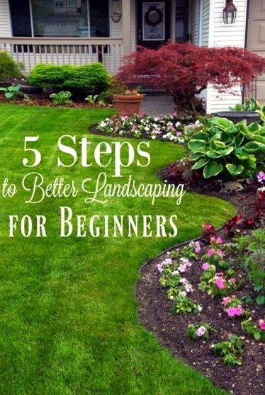 Landscaping Ideas for Beginners - Learn how to landscape your yard with these easy landscaping tips for beginners! Your has never looked as good as it will after these landscaping ideas! Landscaping For Beginners, Ideas Para Decorar Jardines, Boulders Landscaping, How To Landscape, Beginners Landscaping, Small Front Yard Landscaping, Small Front Yard, Desain Lanskap, Easy Landscaping