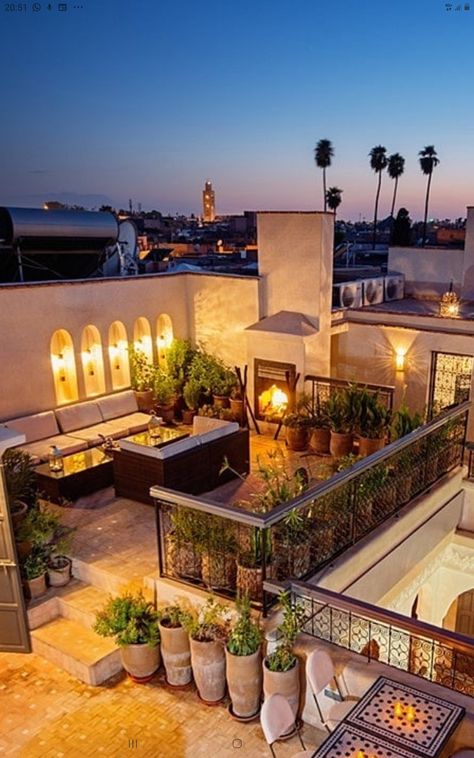 Rooftop Decor, Roof Terrace Design, Riad Marrakech, Terrace Furniture, Rooftop Design, Rooftop Terrace Design, Rooftop Patio, Terrace Design, Rooftop Garden