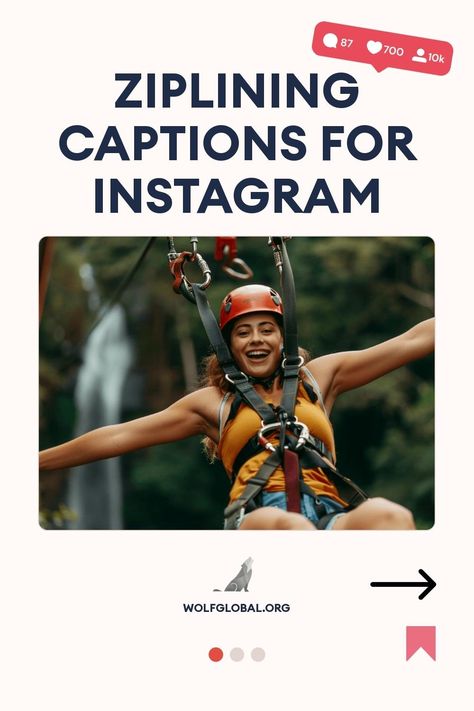 A joyful person ziplining with a caption about Instagram, from wolfglobal.org.
An illustrative checklist of exhilarating activities with catchy phrases and corresponding emojis.
A smiling woman with a laptop surrounded by social media icons advertising an Instagram engagement service. Ziplining Quotes, Zipline Quotes, Vison Bored, Kids Zipline, Adventure Captions, Zipline Adventure, Zip Line, Lines Quotes, Defying Gravity