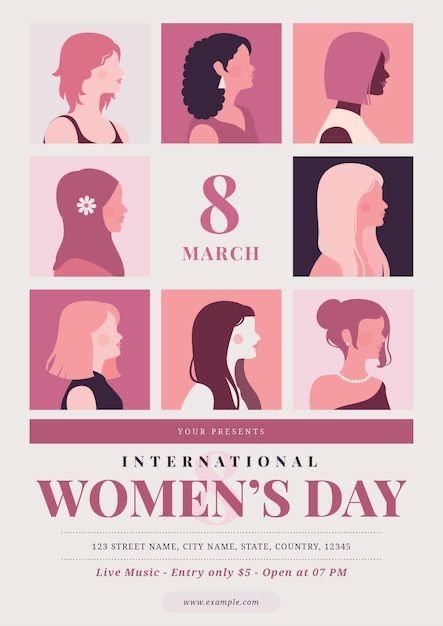 Women Month Poster, International Womans Day Graphic Poster, Womens Day Creative Poster, Womens Month Poster, Woman Day Poster, Woman Day Design Poster, Womens Day Ads, Women Day Illustration, Womans Day Ideas Creative