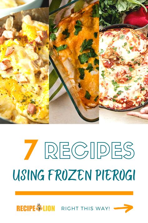 7 Recipes Using Frozen Pierogi Frozen Perogies Dinner Ideas, Perogies Frozen Recipes, Meals With Perogies, Perogies Recipe Frozen, Frozen Pierogies Recipe Dinners, What To Eat With Pierogies, Frozen Pierogi Dinner Ideas, Perogies Recipe Frozen Crockpot, Pierogi Recipe Frozen