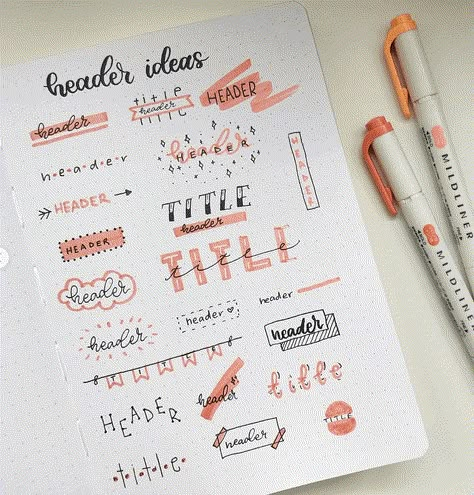 bullet journal header ideas Instagram Header, Header Ideas, Title Ideas, Notebook, Pen, Writing, On Instagram, Instagram