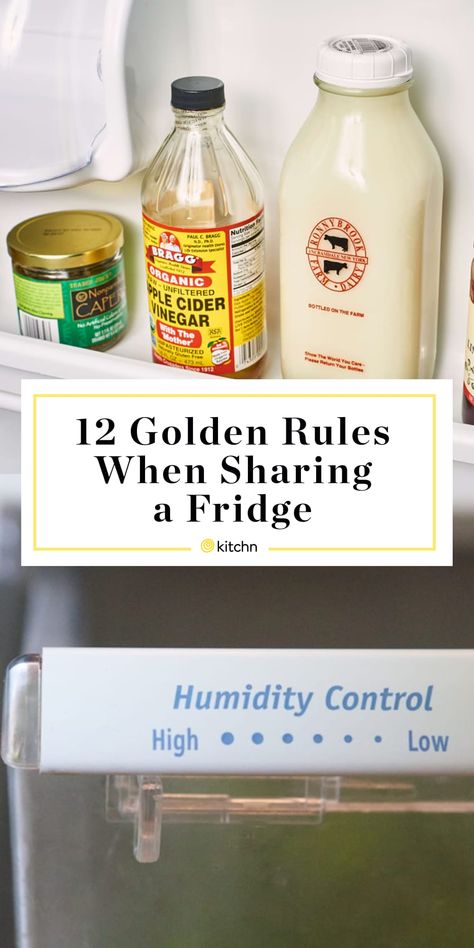 12 Things You Wish Your Roommate (Spouse! Kids! Etc!) Knew When It Comes to Sharing the Fridge Fridge Organization Ideas Roomates, Fridge Organization For Roommates, Fridge Organization Roommates, Kitchen Organization Roommates, Sharing Fridge With Roommates, Shared Fridge Organization, Roommate Fridge Organization, Shared Fridge With Roommates, Fridge Organization With Roommates