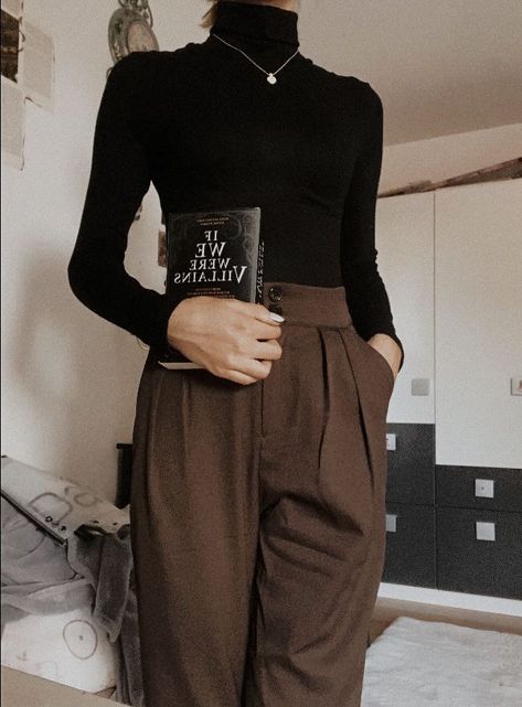 Dark Academia Outfit Teacher, Female Dark Academia Outfit, Dark Academia Outfit Pants, Dark Academia Spring Outfit, Dark Academia Teacher, Dark Academia Lookbook, Dark Academia Business, Dark Academia Outfit Women, Dark Academia Pants