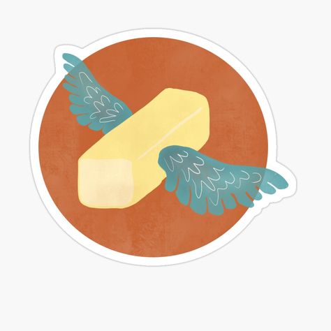 Get my art printed on awesome products. Support me at Redbubble #RBandME: https://www.redbubble.com/i/sticker/Butter-Fly-Butter-with-wings-y-all-by-wingfield-art/51161672.JCQM3?asc=u A Plane, Glossier Stickers, Cotton Tote Bags, Vinyl Decal Stickers, Awesome Products, Vinyl Decal, Butter, Vinyl, Art Prints