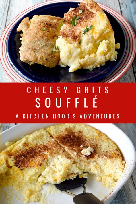 Recipes With Instant Grits, Yellow Grits Recipes, Creole Breakfast, Sweet Grits, Grits Souffle, Cheese Grits Souffle, Leftover Grits, Grits Breakfast Casserole, Picnic Sides