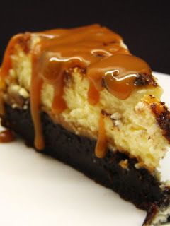 Quick & Easy Recipes – Brownie Caramel Cheesecake Recipe With Caramel, Brownie Caramel, Caramel Cheesecake Recipes, Brownies Cheesecake, Turtle Cheesecake, Brownie Cheesecake, Caramel Cheesecake, A Piece Of Cake, Piece Of Cake