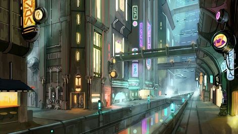 Coruscant - Underworld Concept Art Star Wars, Coruscant Underworld, Futuristic Concept Art, Edge Of The Empire, Futuristic Concept, Star Wars Planets, Sci Fi City, Tabletop Rpg Maps, Galactic Republic