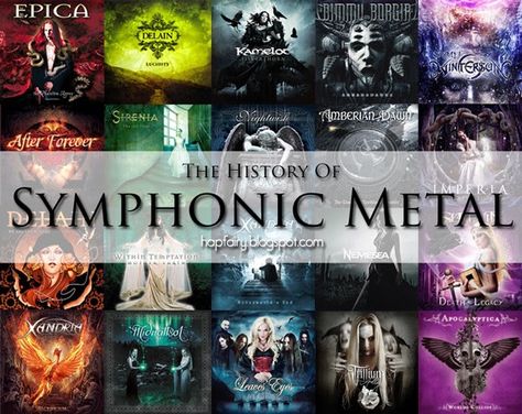 Symphonic metal is an unusual area of the music world, and its journey is not easily defined. It is essentially a fusion genre in wh... Coughing Up Blood, Jewelry Embroidery, Symphonic Metal, Arch Enemy, Film Score, Power Metal, Heavy Metal Music, Gothic Metal, The New Wave