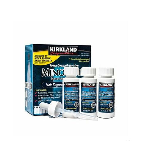 Minoxidil-5% Hair Regrowth For Men (6 Months Supply) Kirkland Minoxidil, Clay Hair Mask, Mens Hair Regrowth, Hair Regrowth Treatments, Regrow Hair, Hair Thickening, Hair Regrowth, Hair Follicle, Retinol