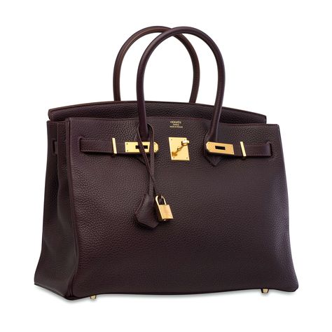 Birkin Bags, Brown Birkin Bag, Brown Birkin, Hermes Birkin Brown, Hermes Birkin Leather Types, Luxury Pre-owned Brown Bag, Hermes Birkin Handbags, Hermes Birkin 35, Luxury Bags Collection