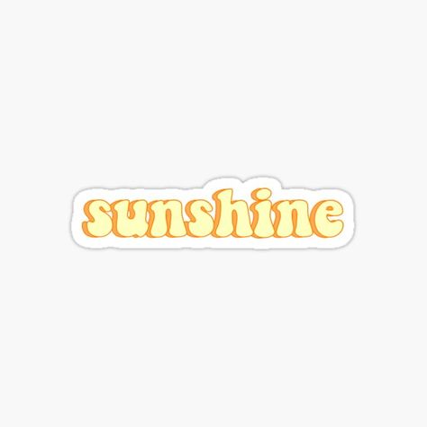 Sunshine Logo Design, Sunshine Logo, Yellow Stickers, Sunshine Sticker, Sun Sticker, Scrapbook Stickers Printable, Stickers Printable, Simple Love Quotes, Yellow Aesthetic