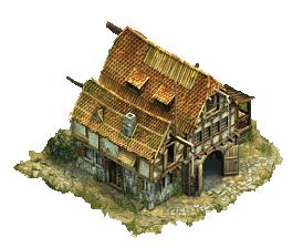 Medieval Barn Dnd Architecture, Farming Village, City Builder, Fantasy Buildings, Fantasy Houses, Medieval Buildings, Crop Farming, Medieval Artwork, Fantasy Town