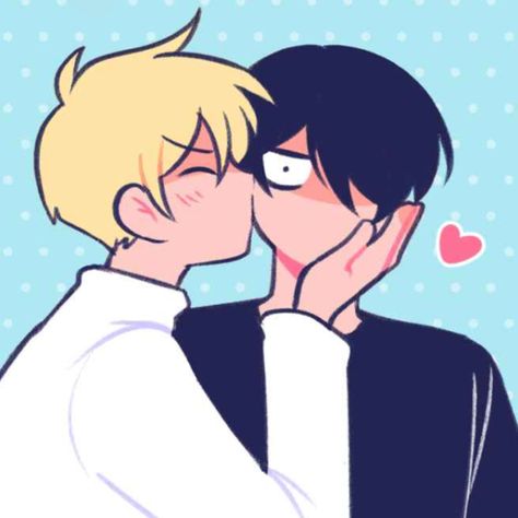 Prep And Goth Boyfriends, Boyfriend Comic, Goth From Boyfriends, Goth X Prep, Boyfriends Webtoon Goth, Goth Boyfriends Webtoon, Prep Goth, Goth Boyfriends, Boyfriends Webtoon