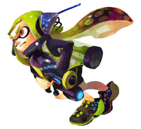 Protagonist | Splatoon Wiki | FANDOM powered by Wikia Splatoon Tumblr, Agent 3, Splatoon 2 Art, Splatoon Comics, So Fresh, Game Character Design, Art Style Inspiration, Super Smash Bros, Wii U