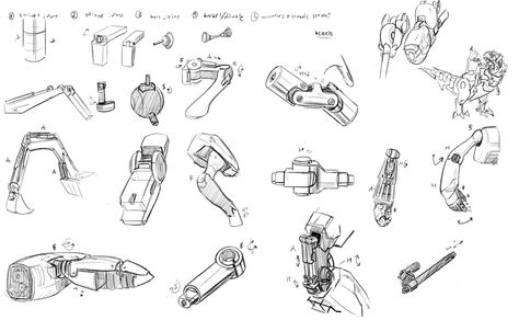 Hangar Concept Art, Mech Joints, How To Draw Robots, Mechanics Drawing, Mechanical Joints, Prop Concept Art, Sofa Cleaner, Prop Concept, Spider Robot