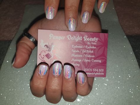 Pedicure Massage, Rainbow Waterfall, Mermaid Glitter, Manicure E Pedicure, Mermaid, Glitter, Rainbow, Nails, Beauty