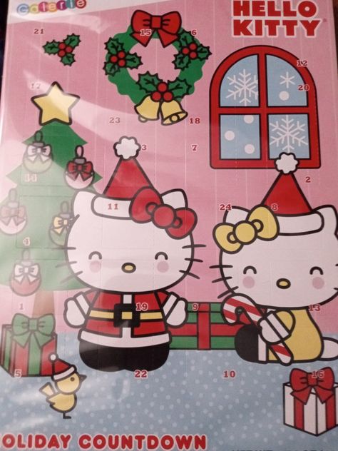 Sanrio Christmas, Kitty Christmas, Kawaii Christmas, Kitty Stuff, Hello Kitty Christmas, Friends Wallpaper, Christmas Advent Calendar, Christmas Advent, Advent Calendar