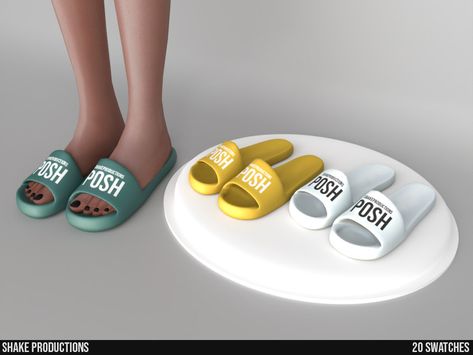 The Sims Resource - 950 - Slippers (Female) Sims 4 Cc Shoes Slippers, Women Shoes Cc Sims 4, Sims 4 Slippers Maxis Match, Sims 4 Tennis Shoes, Sims 4 Slides Cc, Thesimsresource Shoes, Sims 4 Flats, Sims 4 Sandals Cc, Sims 4 Cc Slippers