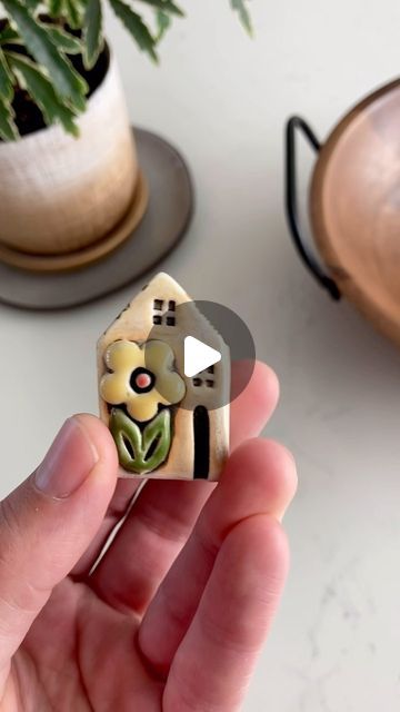 Iva on Instagram: "🌼 Miniature porcelain houses in making
🌼 @pottery_hearts 
.
.
#pottery #ceramics #handmade #clay #art #ceramic #ceramicart #ceramica #stoneware #homedecor #design #potterylove #keramik #instapottery #pottersofinstagram #wheelthrown #handmadepottery #handmadeceramics #potterystudio #tableware #porcelain #contemporaryceramics #interiordesign #artist #potterylife #potter #glaze #craft #clayart #ceramique" Miniature Ceramic Animals, Ceramic Miniatures, Tiny Pottery, Mini Animals, Clay Fairy, Making Pottery, Pottery Houses, Mini Houses, Clay Fairies