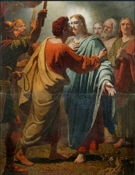 Nicodemus Silivanovich Judas Kiss, Jesus Passion, Jesus Christ Painting, Jesus Christ Superstar, Rennaissance Art, Bible Pictures, Pictures Of Jesus Christ, Christian Pictures, Jesus Painting