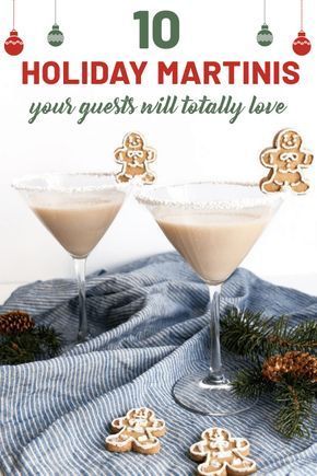 These holiday martinis are absolutely delicious and will have you coming back for more! Here are 10 Christmas martini recipes for you to try #holidays #martinis Gingerbread Martinis, Christmas Martini Recipes, Gingerbread Martini, White Gingerbread, Holiday Martinis, Frosted Gingerbread, Holiday Party Drinks, Christmas Martini, Christmas Drink